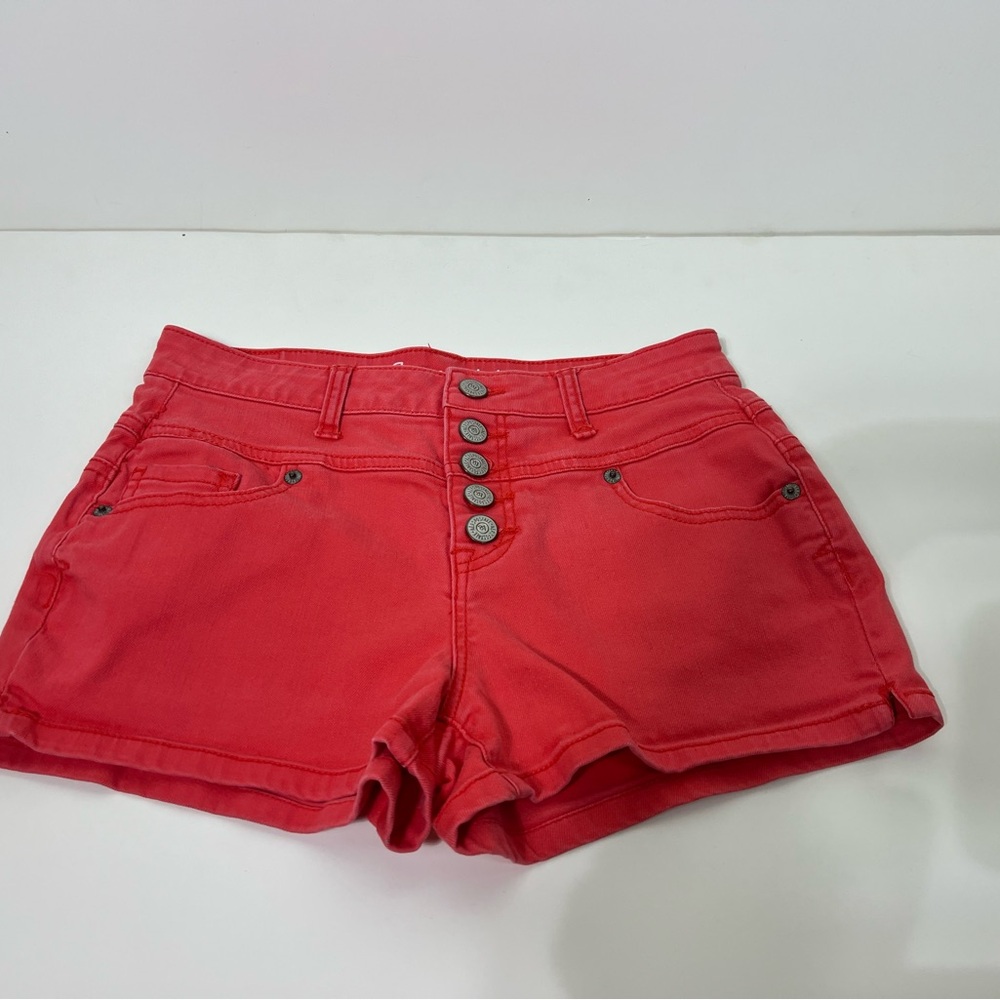 Aeropostale Women's High rise Jean Shorts bike core western Trend colour